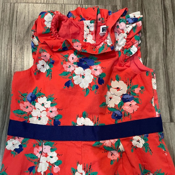 Janie and Jack floral romper - Picture 2 of 5